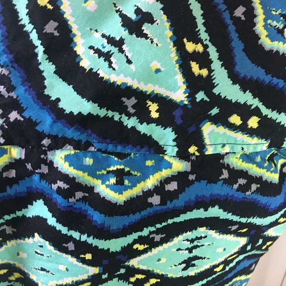 Empyre Mens blue green black button down breast pocket Size S - Picture 5 of 8